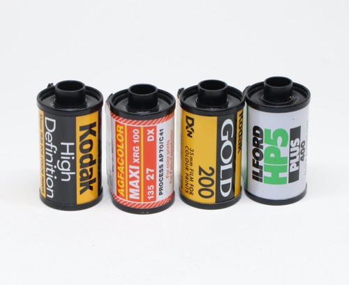 Four 35mm film rolls - 35mm,