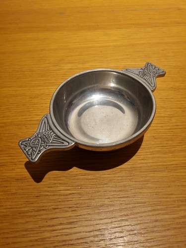 Scottish whisky quaich pewter - quaich,