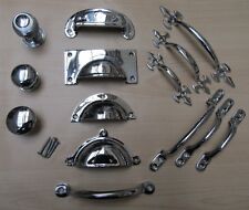 SOLID BRASS Vintage retro old furniture cupboard cabinet drawer kitchen fittings