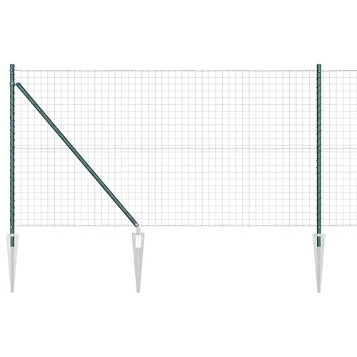 Euro fence with concrete - euro,