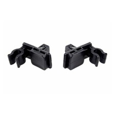 2pcs Hood Bonnet/Bumper Prop Rod Clamp Clip/Black/For Isuzu-TF/TFR Trooper Brava