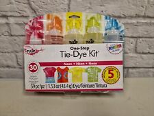 Tulip - TIE DYE NEON One Step kit fun for clothes 59 Pcs New