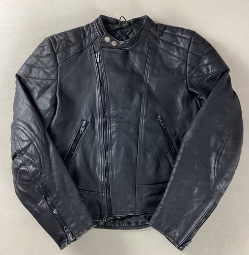 Vintage leather biker - leather,
