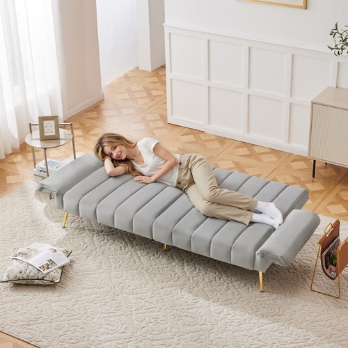 Seater grey velvet - 2,