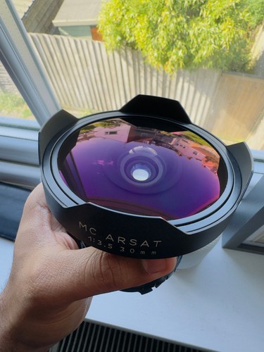 Arsat 30mm fisheye lens - 30mm, f3.5