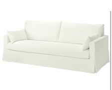 New IKEA HYLTARP Cover for 3-seat sofa, Hallarp white, 905.473.07
