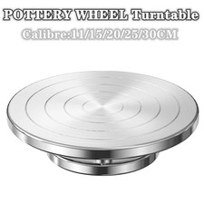 11-30cm Large Pottery Wheel Diameter Metal Potters Pro Banding Turntable Clay UK