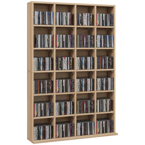 Homcom dvd media storage - dvd,