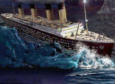 DIY Paint by Numbers for Adults, Iconic TITANIC Canvas Oil Acrylic Painting