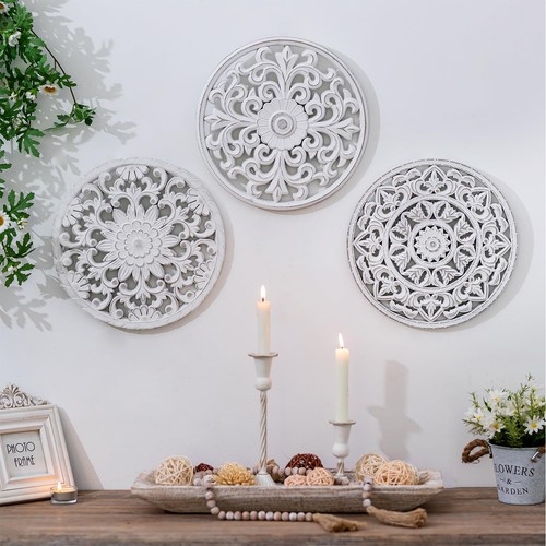 Walasis wood wall decor carved - wood,