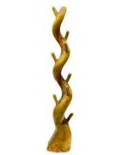 Large Wooden Coat Stand - Suar Wood Tree Design 190cm
