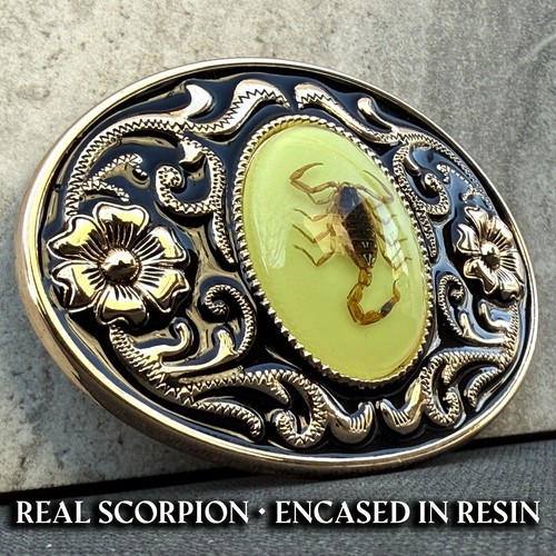 Western scorpion belt buckle - scorpion,