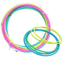 55 cm Hula Hoops Multi-Colour For Kid's Adults Exercise Playing Outdoor Fun!
