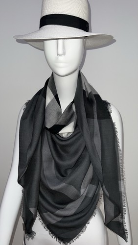Burberry check wool - wool, scarf