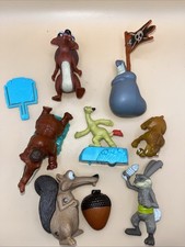Ice Age Figure Toy Playset Bundle Sid Manny Diago Scrat Scratte Squint Flynn