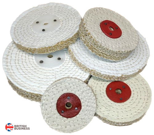 Sisal metal polishing wheel - metal,