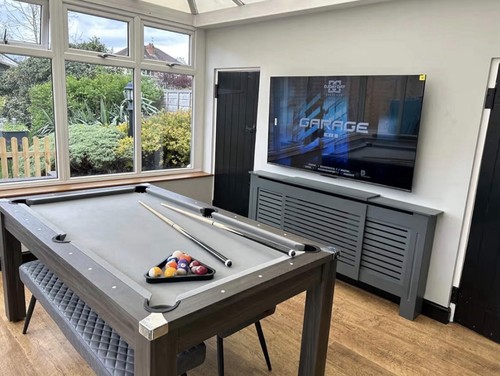 6ft pool table dining - table,