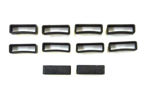 25mm nylon strap keepers - 25mm,