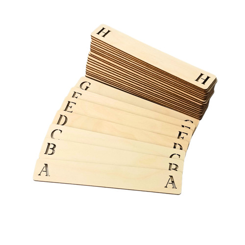Wooden dvd dividers z - cd,