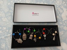 Wine Glass Charms Set of 5 -