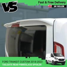 FITS FORD TRANSIT CUSTOM 18 23 REAR TAILGATE ROOF SPOILER QUALITY GRP WING SPORT