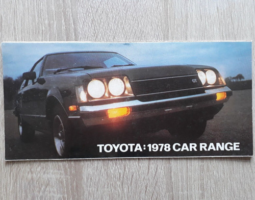 Toyota range brochure 1978 - range,