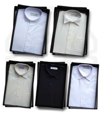 SIRRI Boys Formal Suit Shirts, Page Boy Wedding Prom Cotton Blend Kids Shirt