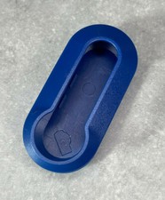 Blue Replacement Key Fob Trim Cover Shell Case Fiat 500, Abarth, Punto, Panda