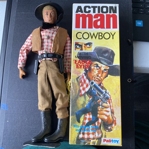 Action man palitoy cowboy - action,