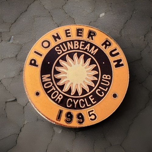 Vintage motorcycle biker pin - vintage,