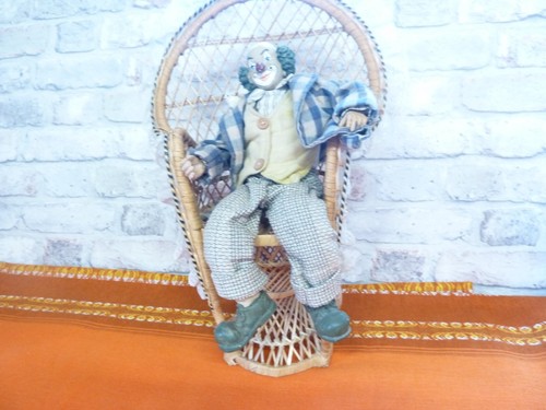 Wicker rattan mini peacock - rattan,
