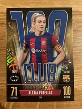 100 Club Alexia Putellas Match Attax Extra 2023/2024 Barcelona 23/24 #341
