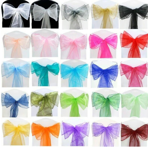 100 chair cover organza - x,
