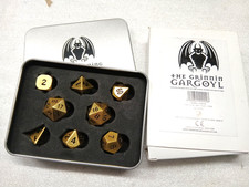 8x Metal Polyhedral Dice Set