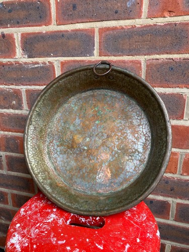 Large antique solid - large, copper