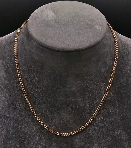 9ct yellow gold heavy - gold, curb