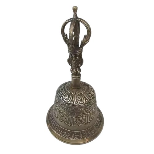 Brass dorje altar bell - brass,