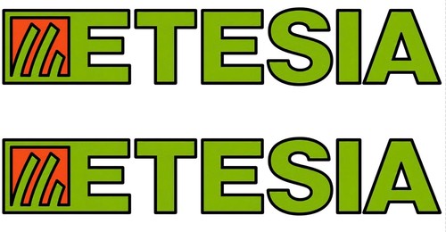 Etesia lawnmower stickers - etesia,