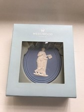 Wedgwood Blue Jasperware oval ANNUAL 2012, Tree Decoration