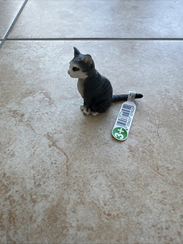 Schleich sitting down - sitting, cat