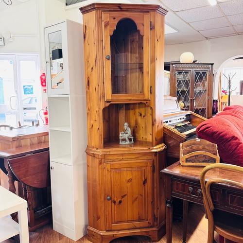 Ducal pine corner unit cabinet - corner,