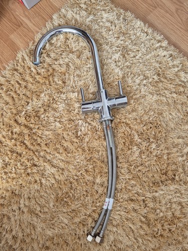Chrome kitchen sink mixer - chrome, tap