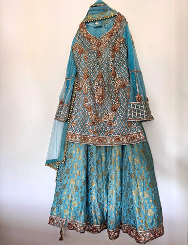Womens sky blue silver and - womens, blue,silver