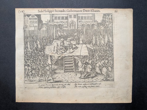 Execution egmond and horne - of,