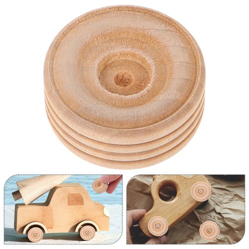 20pcs wooden wheels for - 20pcs,
