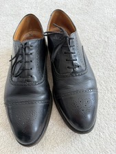 Grenson black leather shoes
