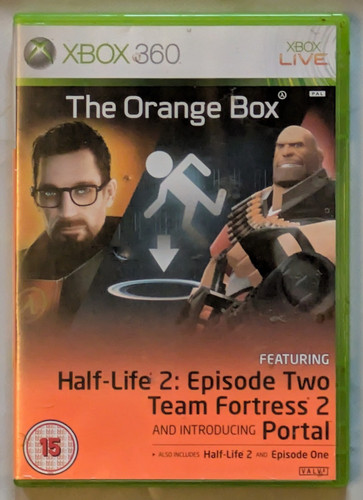 The orange box xbox - box,