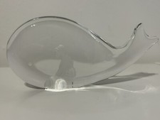 Vicke Lindstrand, Kosta Boda, Paperweight, Crystal Ornament, Jonah And The Whale