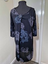 Luca Vanucci Dress Black/Grey