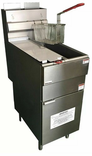 Gas fryer twin - gas, tank